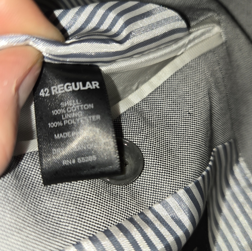 Express 3 Piece Gray Suit - Producer 42R 33x32 - Picture 7 of 7